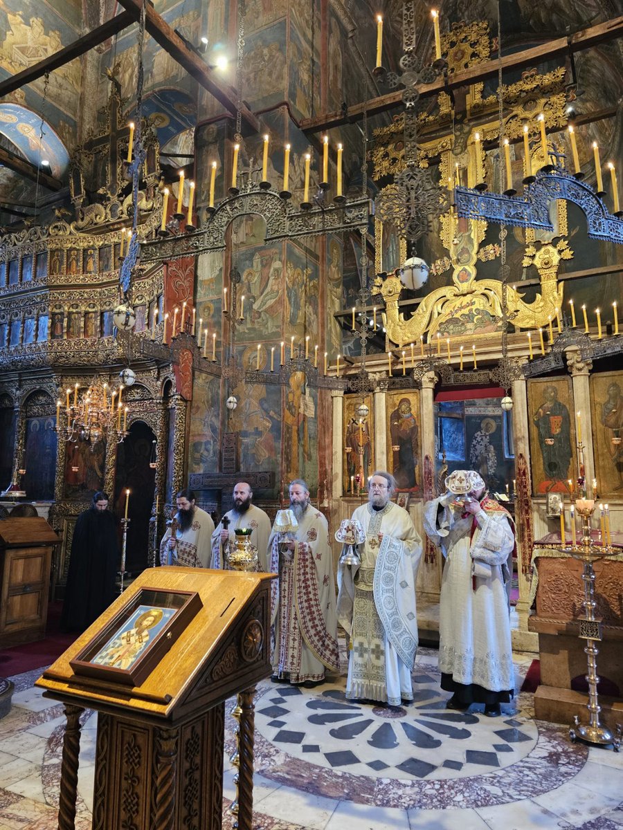 DecaniMonastery's tweet photo. Yesterday, at Visoki Dečani Monastery, we liturgically celebrated the Feast of Saint Sava, together with the name day of our Abbot, Father Sava, in a spirit of prayerful joy and thanksgiving.
#DecaniMonastery #SerbianOrthodoxChurch #Kosovo https://t.co/e1xo4dC8CU
