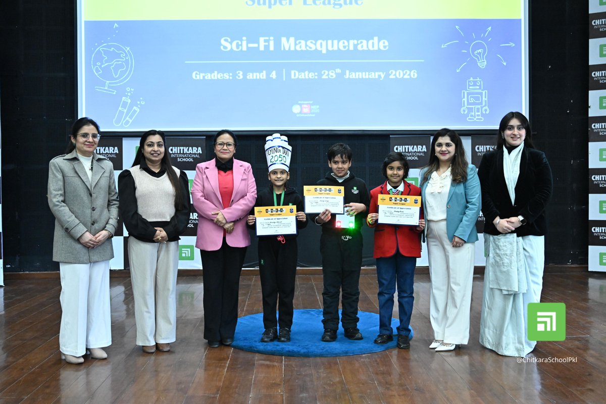Future vision and creativity take centre stage at the Sci-Fi Masquerade for Grades 3 &amp; 4 under the Academic Super League at Chitkara International School

-
#CIS #chitkarainternationalschool #ASL #academicleague #Studentvenet #activities #schoolactivities #studentcompetition