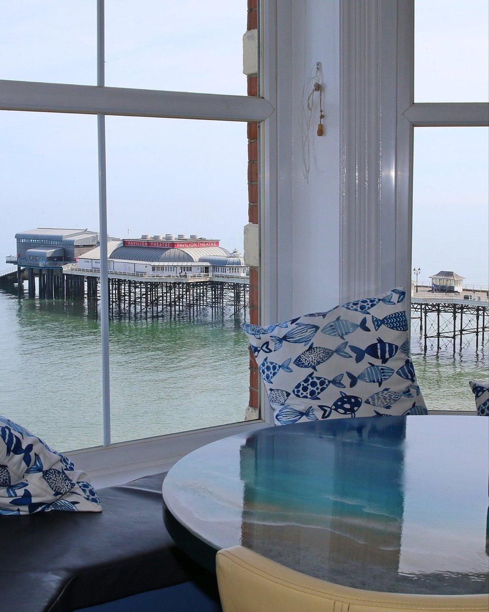 no1cromer's tweet photo. Back upstairs, with the best view in town 🌊

Sea, sky, the pier below, and fresh seafood on the table.

Some things are worth sitting down for! Book your table now:
 🔗 https://t.co/UI7pbBhfsx

#UpstairsAtNo1 #No1Cromer #CromerViews #SeaViewDining https://t.co/vVtC2elJli