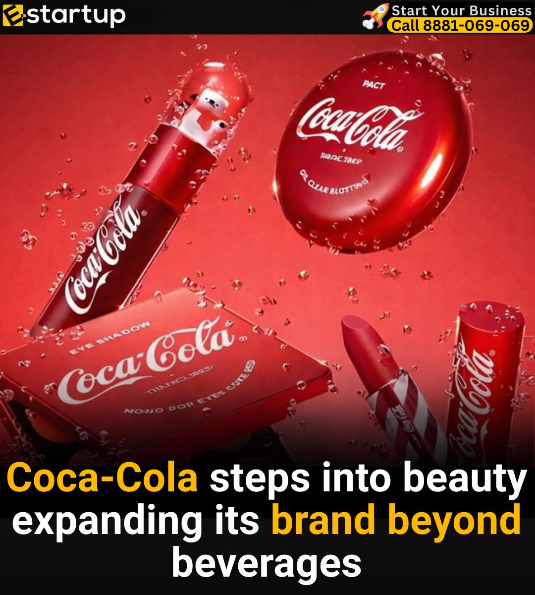 From iconic drinks to bold glam 💄

Coca-Cola steps into the beauty space, proving strong brands don’t stay limited—they evolve.

#BusinessNews #BrandExpansion #CocaCola #BeautyIndustry #BrandStrategy #Diversification #GlobalBrands #MarketingMoves