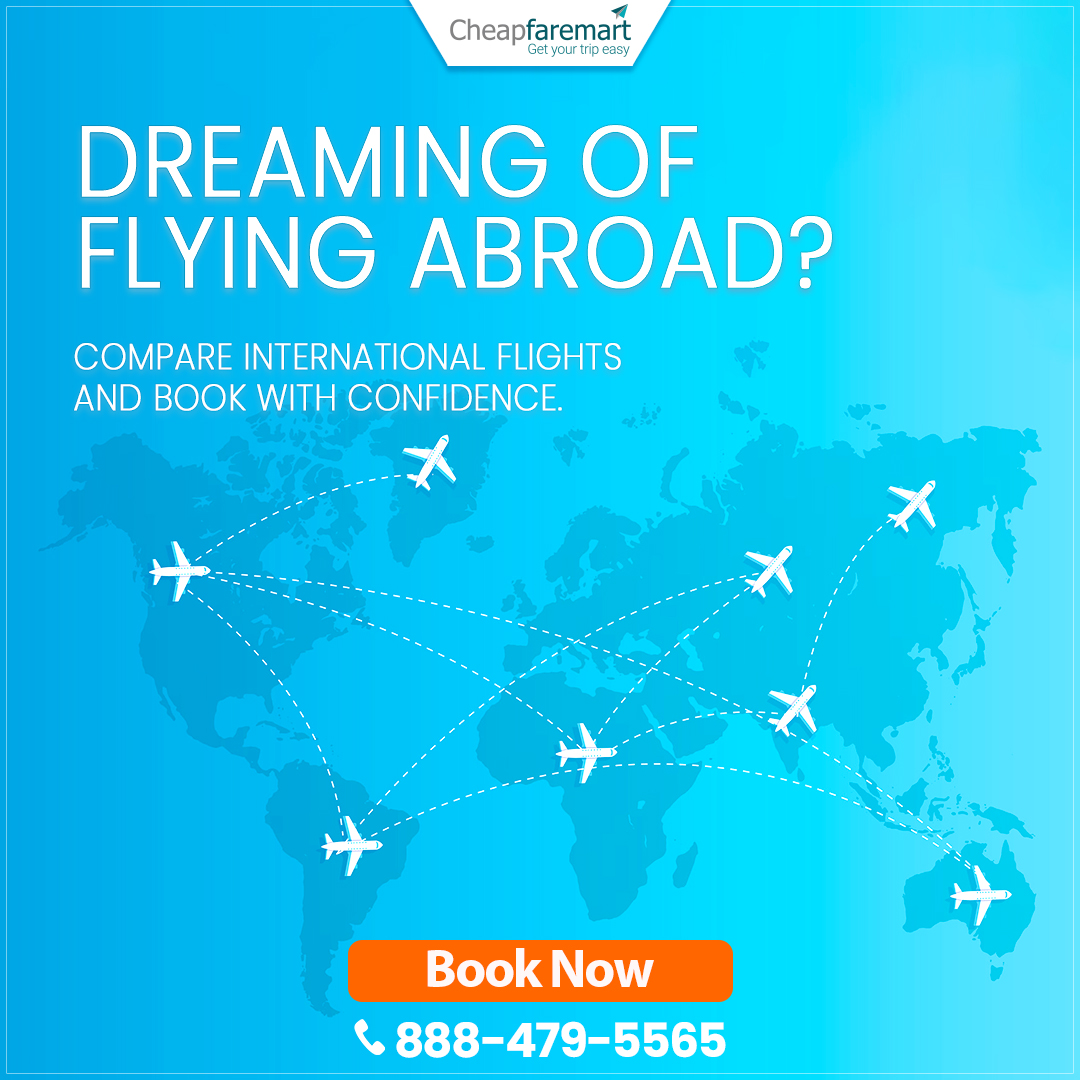 cheapfaremart's tweet image. Dreaming of flying abroad? Compare international flights and book with confidence.

Book now: cheapfaremart.com

#InternationalTravel #GlobalTrips #FlyAbroad #CheapFlights #Cheapfaremart