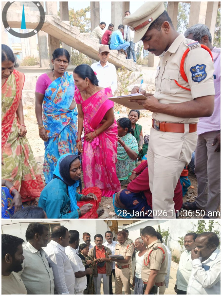 sp_kamareddy's tweet photo. “బాధితుని ఇంటి వద్దే FIR!”
👉మహిళలు, వృద్ధులు, చిన్నారులు, దివ్యాంగం గల బాధితులకు సేవలు అందించుటకు #Kamareddy పోలీసులు ఎల్లప్పుడూ సిద్ధం
👮♂️ నేరం జరిగిన వెంటనే స్పందన
👉 బాధితుల భద్రతా & గౌరవం – మా ప్రాధాన్యం.
— జిల్లా ఎస్పీ
#VictimFirst #KamareddyPolice #CitizenCentricPolicing https://t.co/I7DW9fp4nn