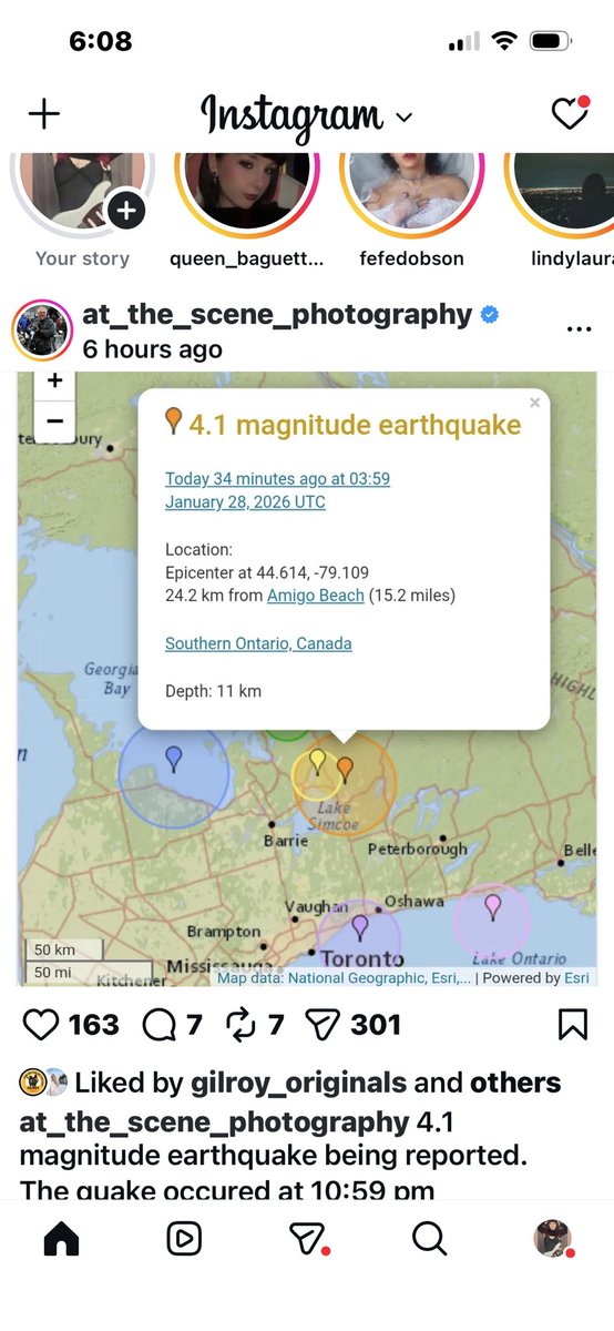 What snow not enough we get an earthquake?🇨🇦🥶❄️#earthquake #Snowfall