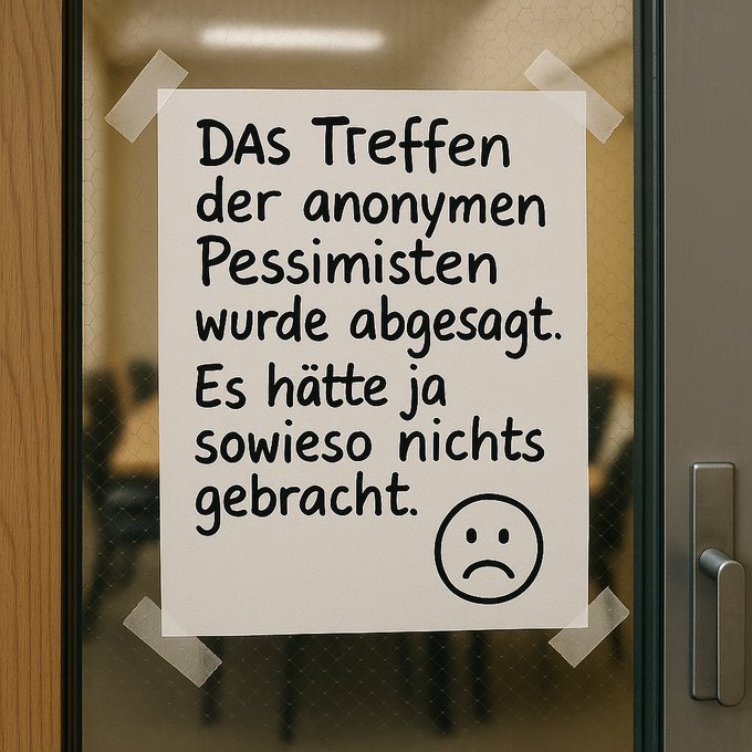 Auch das noch!