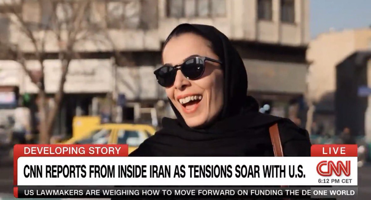 NiohBerg's tweet image. CNN went to Iran with regime approval, interviewed regime-selected people who support Khamenei, and presented a pro-regime narrative.

The regime in Iran NEVER lets any Western journalist in unless they do as they're told.

Shame on CNN. Fake news garbage.
