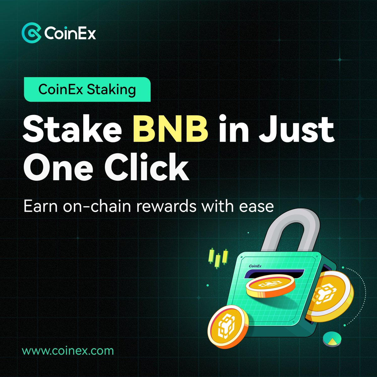 Everyone is talking about the crypto market pump in the last 24 hours and  @coinexcom is launching new opportunities to earn from this pump. #CoinEx  has launched $BNB Staking, offering users a