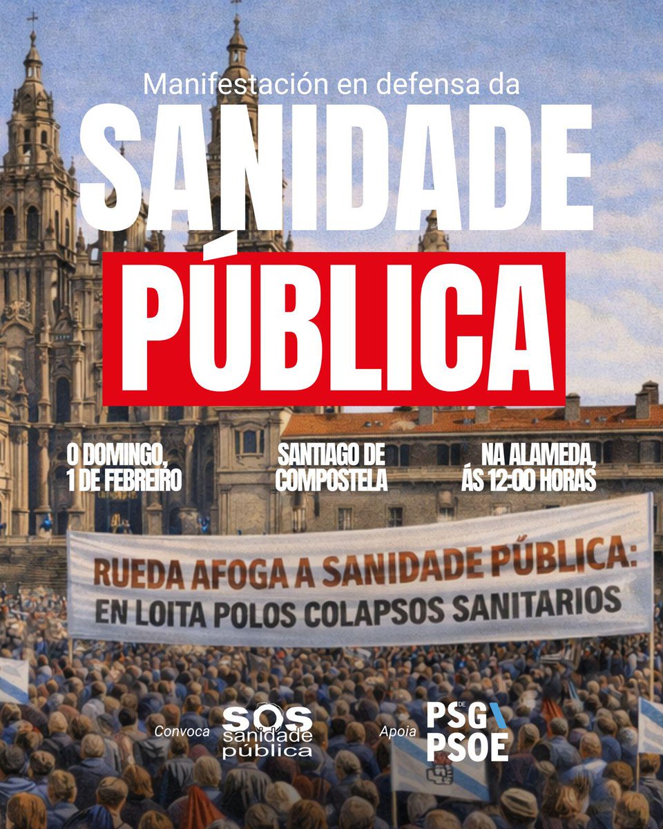 Este domingo, Lugo ten que estar en Santiago.

A falta de médicos, as ausencias sen substitución, as prazas sen cubrir e a sobrecarga do persoal sanitario forman parte do día a día de moitos centros de saúde da nosa provincia.