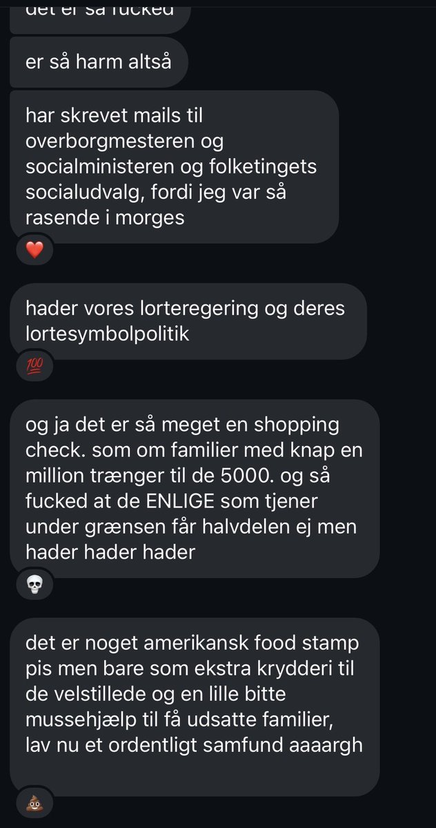 godt vi har <a href="/Enhedslisten/">Enhedslisten</a> - et ægte venstreorienteret parti, der ikke var med i aftalen. en aftale der 

-uddeler shoppingchecks til mennesker, der intet mangler

-uddeler almisser til udsatte, men kun NOGLE udsatte. 

-er et ulighedsskabende omfordelingssystem 

<a href="/pelledragsted/">Pelle Dragsted</a>