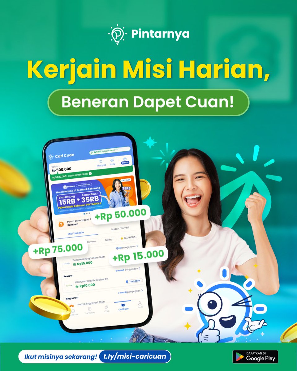 Pintarnya | Aplikasi Info Loker & Persiapan Kerja tweet media