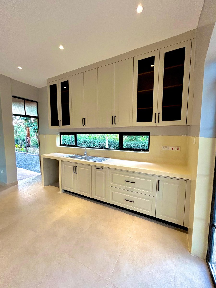 ArchitectMwangi's tweet photo. Small kitchen with a picture ribbon window https://t.co/i0iIWyerqd