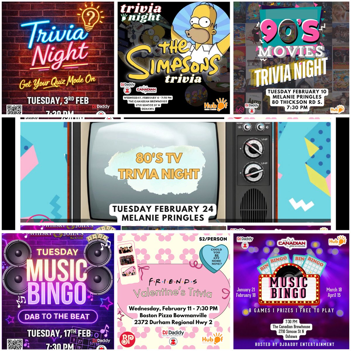 WeAreDJDaddy's tweet photo. Join us for an event this February!
#trivia #musicbingo #dj #entertainment https://t.co/NPqL3nwLuA