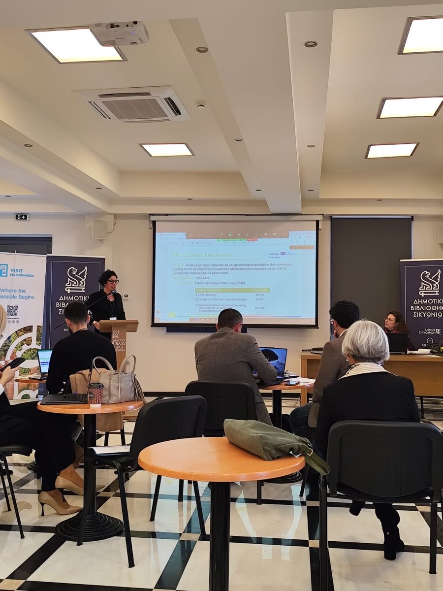 AMB_MetroGlobal's tweet photo. 📣 Kick off meeting of the NEXTMED NBS4MED project in Greece. It will foster the collaboration of regions, cites and communities to design Nature-based Solutions (#NbS) for mediterranean urban environments.
#AccióClimàticaAMB #Adaptació #Climatechange #InterregNextMed https://t.co/MSA2SjOtXQ