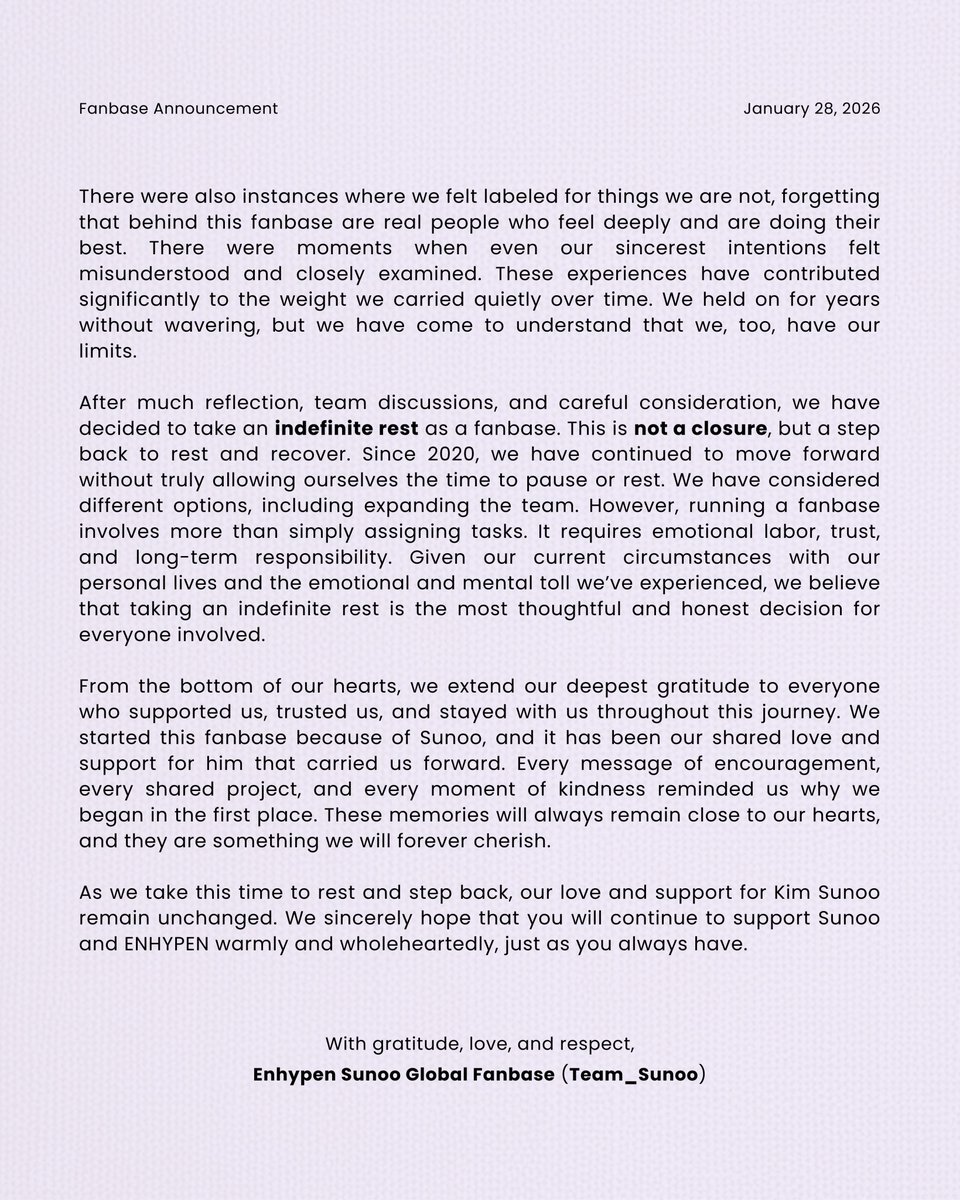 TEAM SUNOO GLOBAL FAN BASE (REST) tweet media