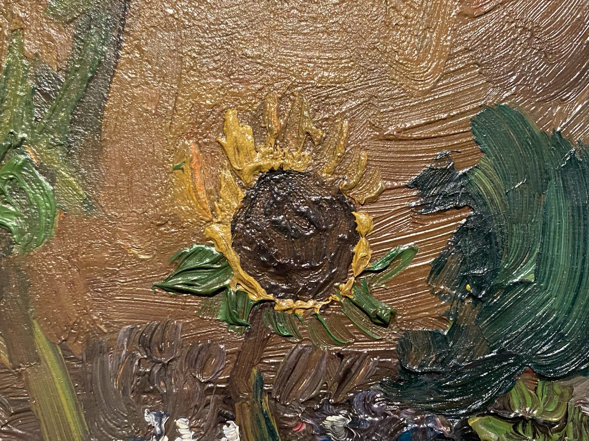 ファン・ゴッホの1886年の花の絵。ちょうどパリに来て「色」を獲得した