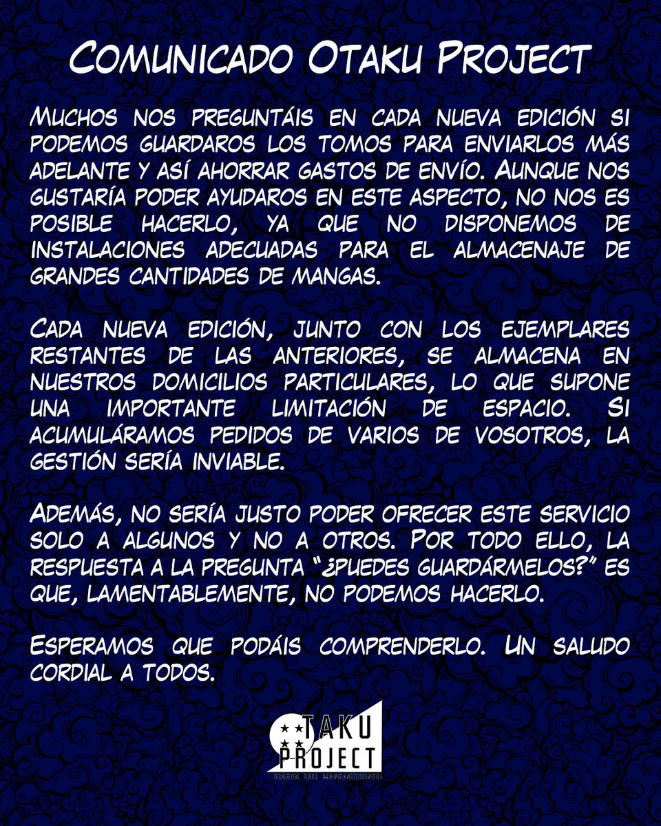 Comunicado Otaku Project