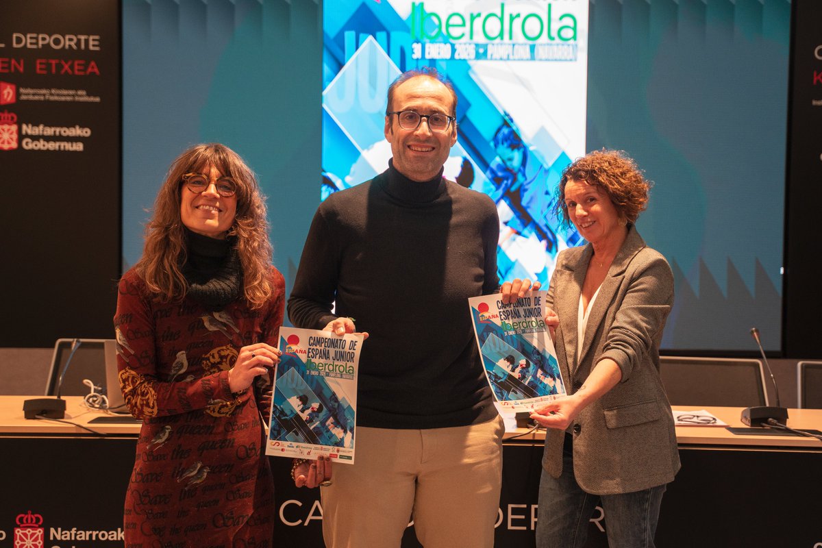 Presentado hoy el CAMPEONATO DE ESPAÑA DE JUDO JUNIOR IBERDROLA 2026, que se realizará en el Pabellón Navarra Arena de Pamplona, el sábado 31 de enero de 2026. fnjudo.com/noticia/1553/r…