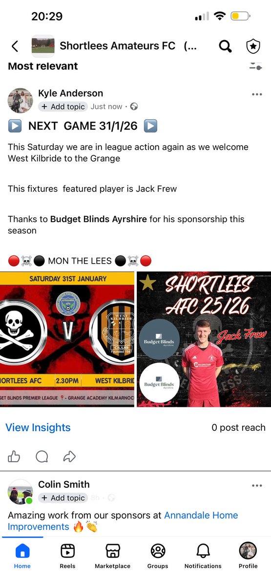Shortlees Amateurs ⚫️☠️🔴 tweet media