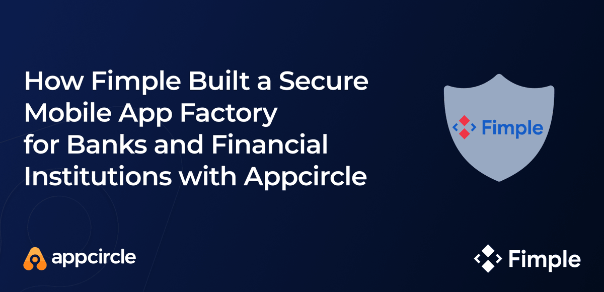 appcircleio's tweet photo. Fimple scales mobile banking app delivery across multiple banks and financial institutions with Appcircle.
See their Secure Mobile App Factory model in action!
๐https://t.co/Ytn5B2hApt
#MobileDevOps #MobileCICD #Banking #Fintech https://t.co/BJOrWlPsAD