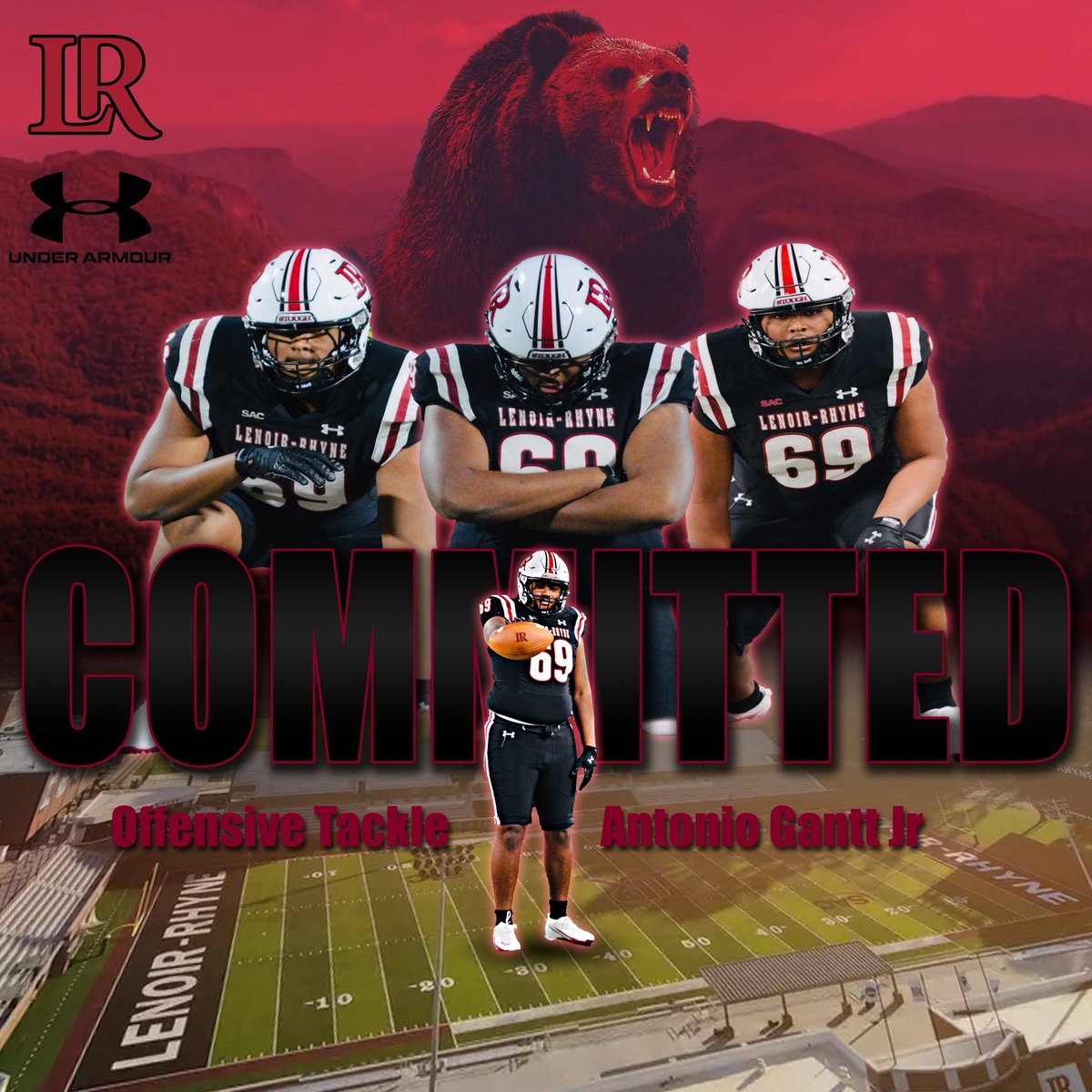 AGantt69SHS's tweet photo. I want to announce that I’m  100% committed to Lenoir-Rhyne University. I want to thank @coachSocha @CoachJLord1 @DennieMcDaniel @ZachSibrava 
#BetweenTheBricks #W1N #TOUGH https://t.co/3srIVgqMRy