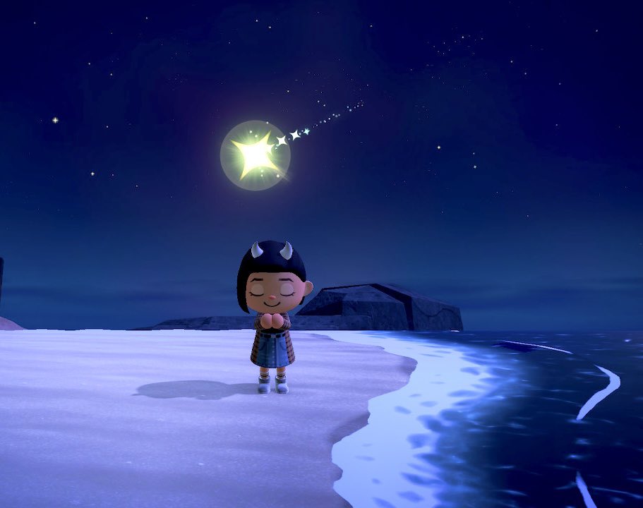 Nosotras ayer en la noche, en la 
lluvia de estrellas.💫💙😌
#ACNH #AnimalCrossing #AnimalCrossingNewHorizons #animalcrossingcommunity 
#AnimalCrossingMexico 
#NintendoSwitchOnline