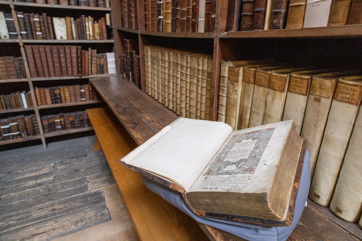 wabbey's tweet image. To celebrate #LibraryShelfieDay, this is the Abbey library which has been set in the former monastic dormitory since 1591 and is home to some 14,000 historic books and manuscripts 📚

You can find out more about the collection at: westminster-abbey.org/about-the-abbe…