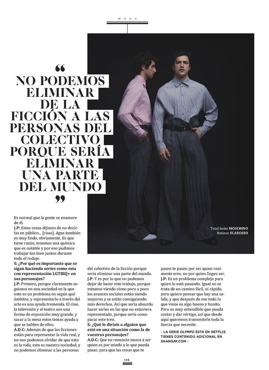 A look at Agustín Della Corte and Juan Perales in the Shangay 2025 Yearbook

🔗 instagram.com/p/DUDf6HLjFAf/…

📸 Salva Musté
#agustindellacorte #juanperales #ShangayMagazine