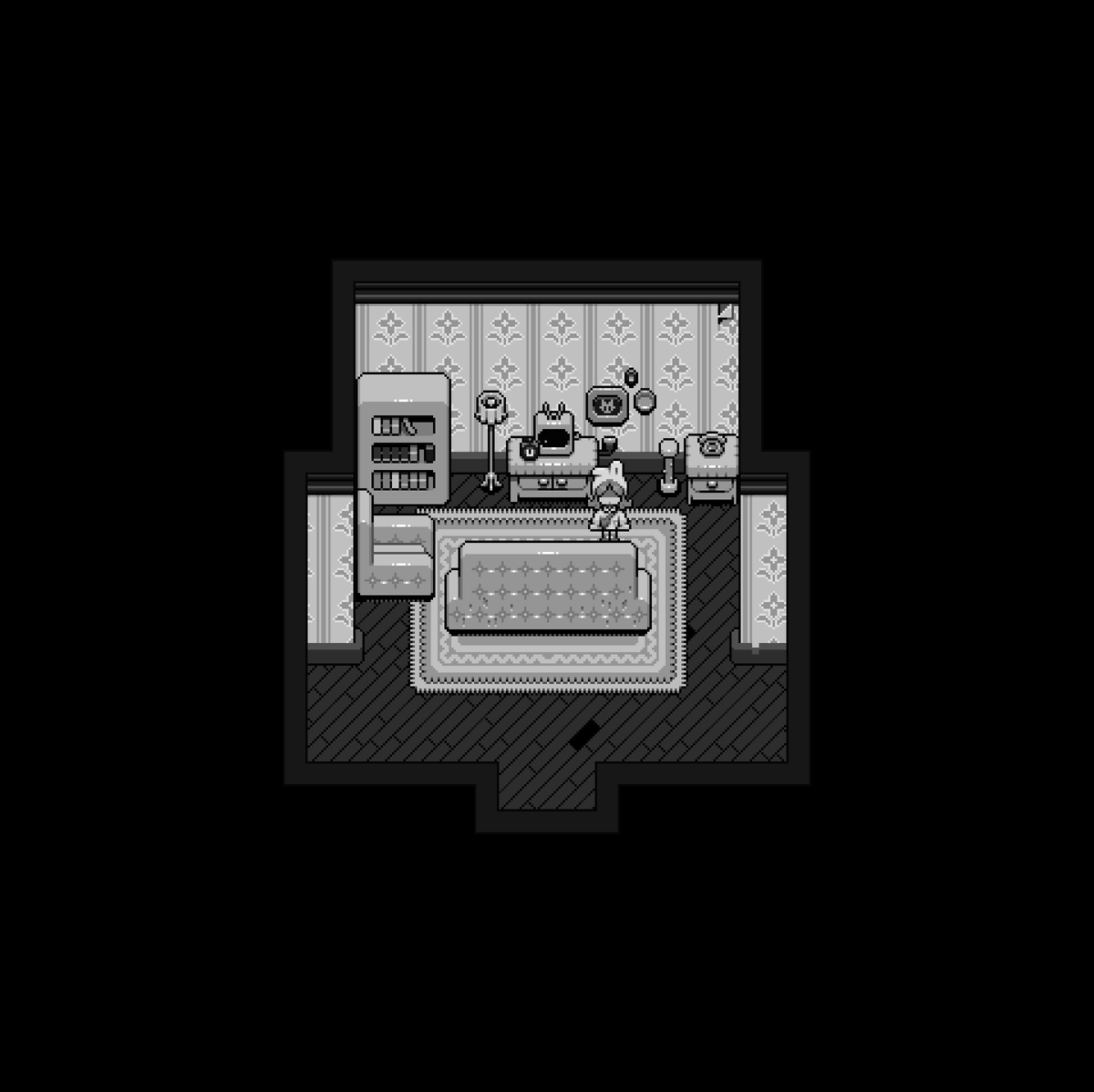 the cozy part of YUNODREAM can't exist without a touch of creepiness — so here's the astral version of granny Gret’s cottage! don’t forget, the game page is already live on steam. wishlist it now ⋆˚࿔

#YUNODREAM #ドット絵 #indiedev