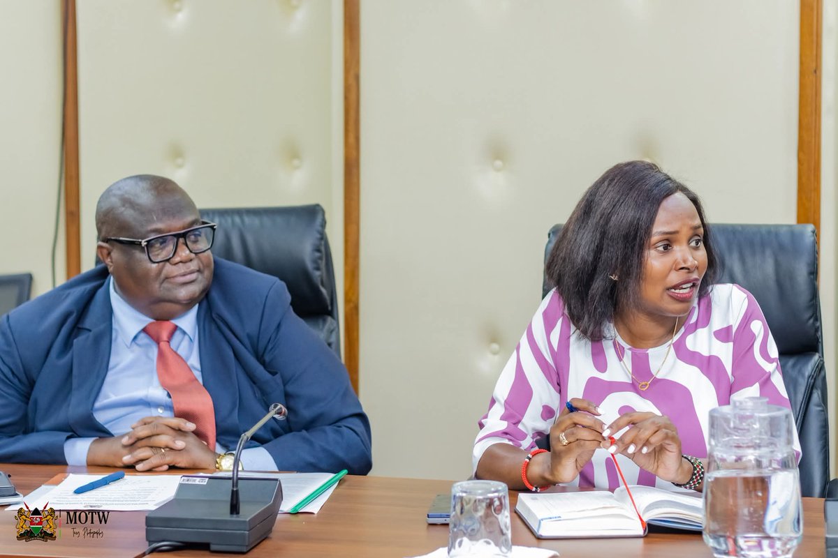 PSMuseiya's tweet photo. My colleague, @Eng_F_Ngeno Principal Secretary for Environment & Climate Change and I, co-chaired a meeting to discuss progress and the way forward in the restoration of Lake Ol'Bolossat Ecosystem. Joining us were; Dr. @OmondiPomondi, CEO/Director of the @WRTIKenya officials from the State Departments for Wildlife, Environment & Climate Change as well as Forestry, @WRTIKenya, @KWSKenya, Ministry of Lands, WRA, NEMA, KFS, National Museums of Kenya and the County Government of Nyandarua.

The integrated multi-stakeholder approach is informed by the need to address complex, interconnected challenges that cannot be solved by a single entity. It is driven by the realization that diverse perspectives, resources, and local knowledge are necessary to create effective, legitimate, and lasting solutions.
#plan2action
#4wildlifeandpeople