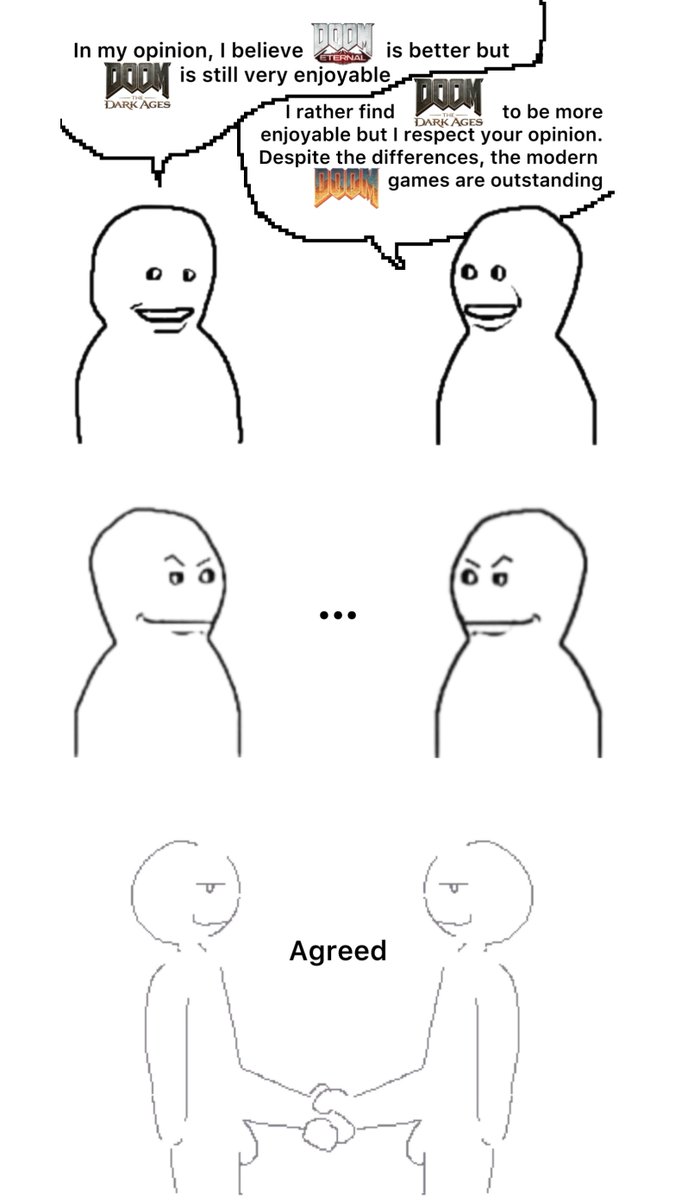 The perfect timeline for the DOOM community…