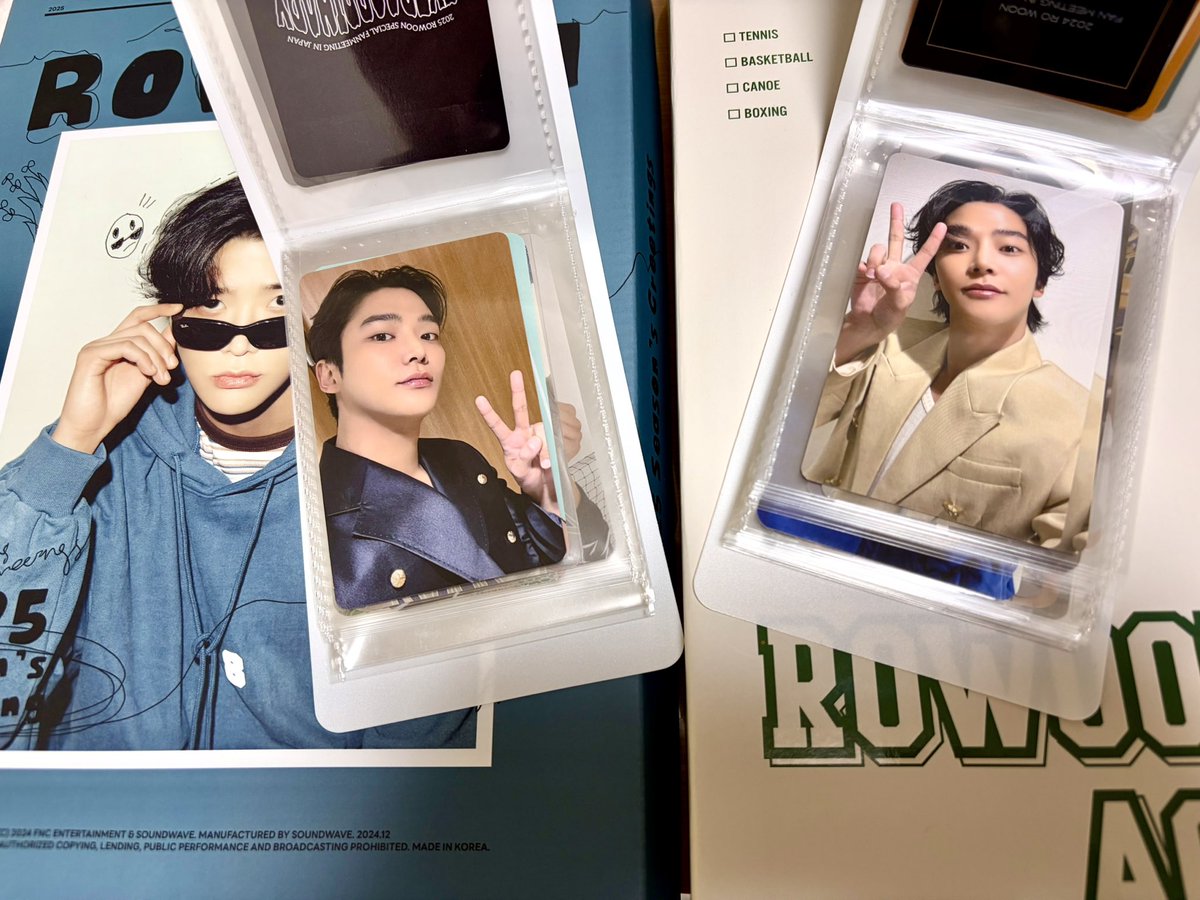 ROWOON #ロウン #로운 やっとトレカファイル購入📕 トレカ整理中❤️