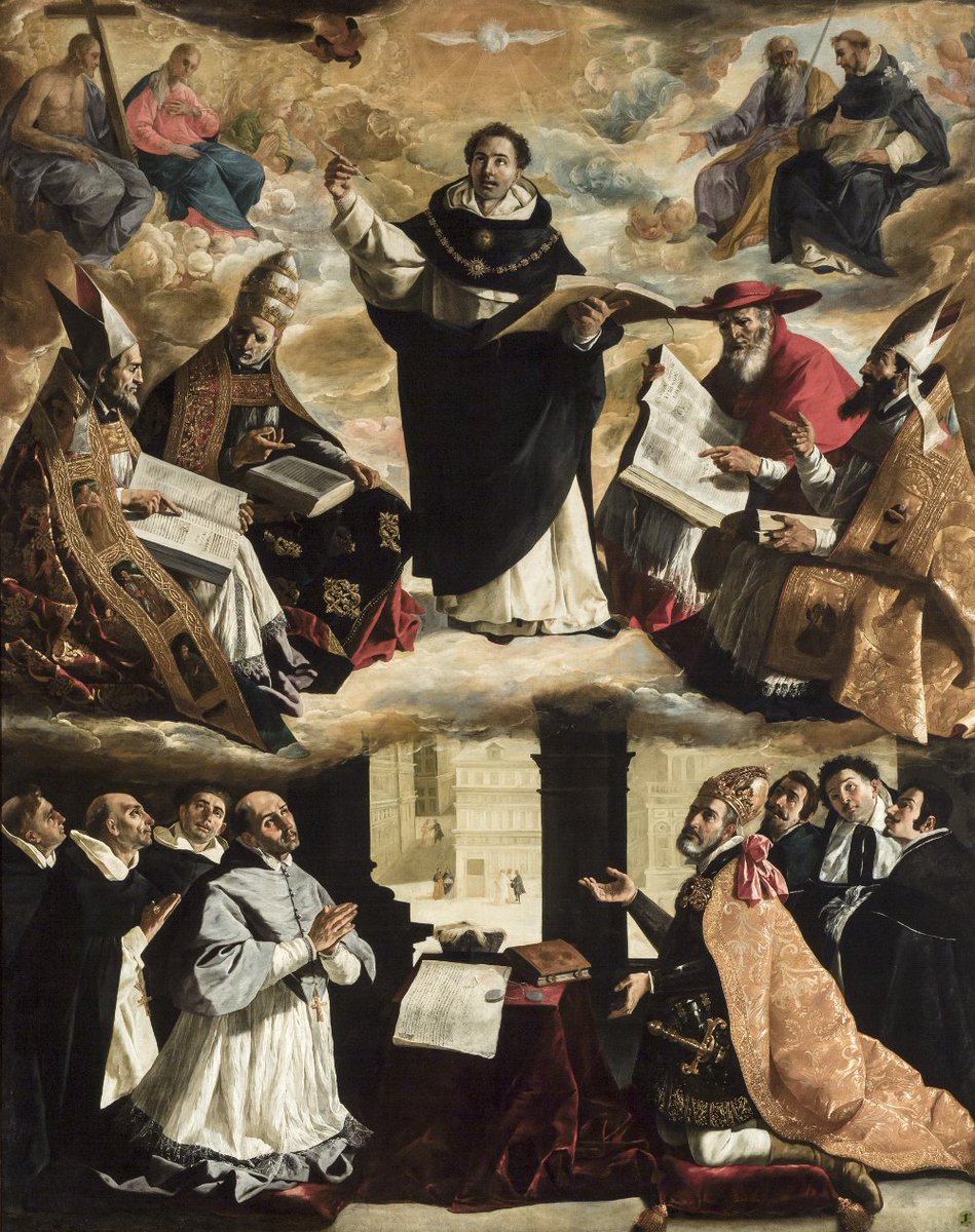 _Raquel_Hdez's tweet photo. 🖼 Apoteosis de Santo Tomás de Aquino. Hacia 1631.
Francisco de Zurbarán (1598 - 1664).
📍@MuseoBASE https://t.co/WZOxM0ynLB