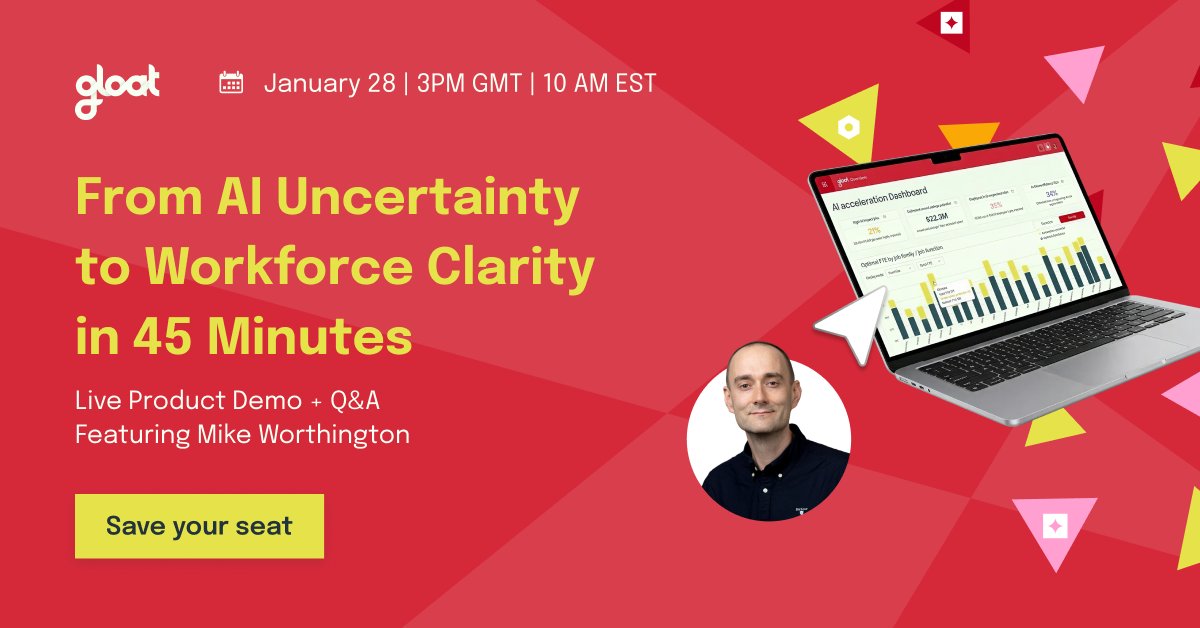 T-minus 2 hours until our live Signal demo ⌛

There's still time to grab a spot and see how leading organizations are gaining AI workforce clarity.

Sign up now: hubs.ly/Q040FB8g0