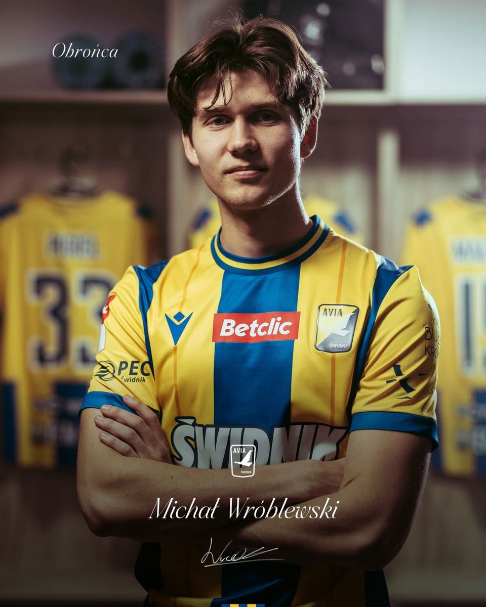 Witamy na pokładzie!
Michał Wróblewski nowym zawodnikiem Avii. 💛💙