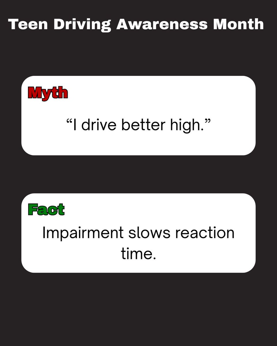 KeystoneYork's tweet image. For Teen Driving Awareness Month, we are breaking down the truth about impaired driving. Check out each slide to learn how common myths put teens at risk - and why choosing to drive sober matters. 

#TeenDrivingAwarenessMonth #KeystoneYork #DriveSober