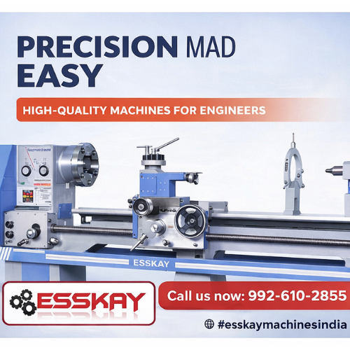 esskayindore's tweet photo. Precision made easy ⚙️
High-performance lathe machines by ESSKAY Machines India – built for accuracy, durability &amp; power.
📞 992-610-2855

#esskaymachinesindia #LatheMachine #MachineTools #Manufacturing #Engineering #MakeInIndia https://t.co/E63IOeAJG7