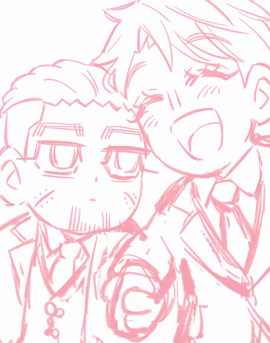 ポスター兼無配ポスカ―予定にする現パロ勇尾ちゃん！卓上ポスター予定なので下の方のお手手が頒布物で見えないかもだけど見えたら嬉しい！