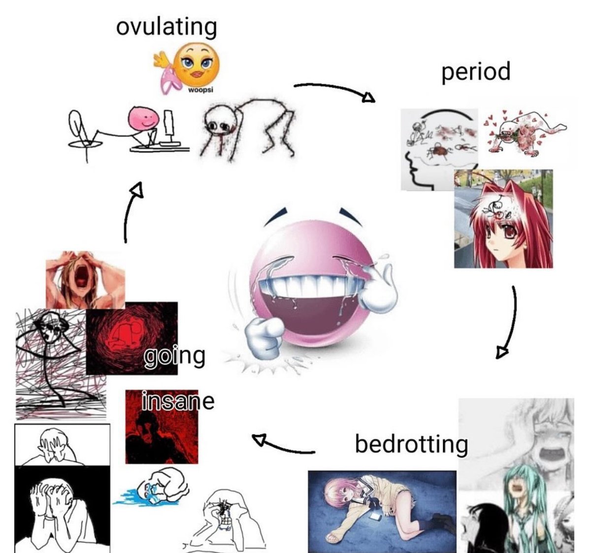 glitchu__'s tweet image. being a girl