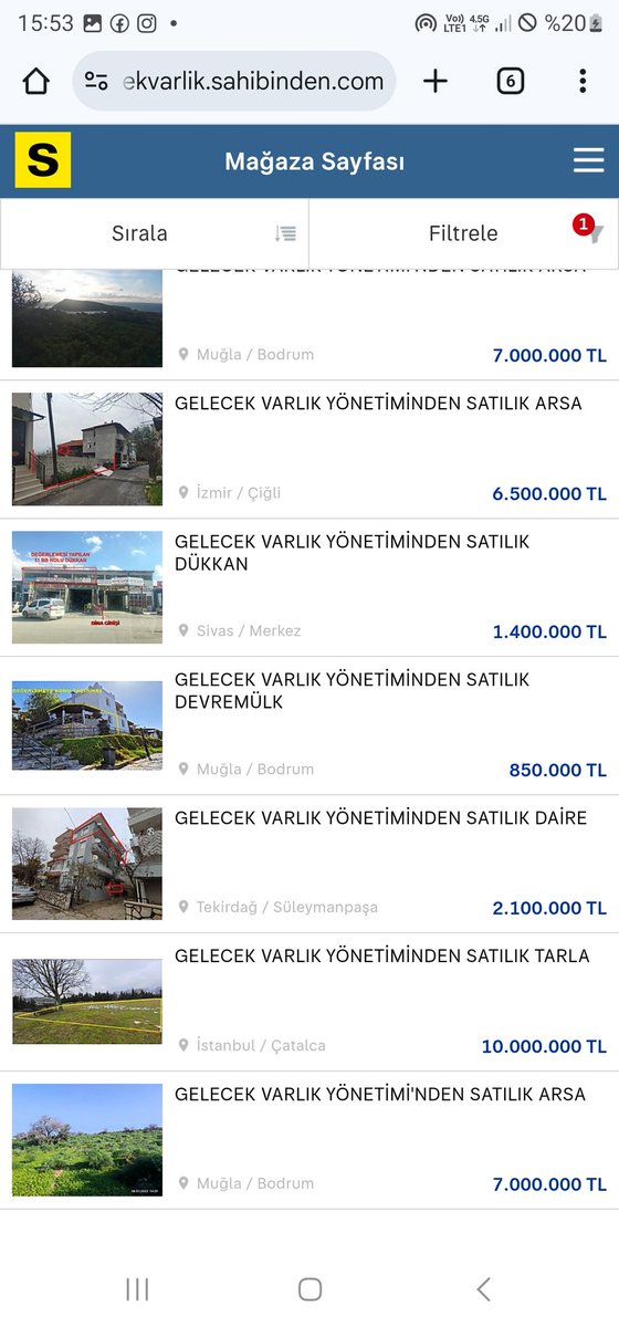 BORSAHABER51's tweet photo. #glcvy 300 adedin üzerindeki taşınmazın 14 adedi sahibinde satılık yatırımcıyı aptal yerine koymayın halka arzdan beri gri alanları açıklayın yatırımcı ilişkileri nediyor buna 14 adedi 100 milyon tl satlık @fibabanka @FibaPortfoy @fibayatirim https://t.co/hE6zH7MFvY