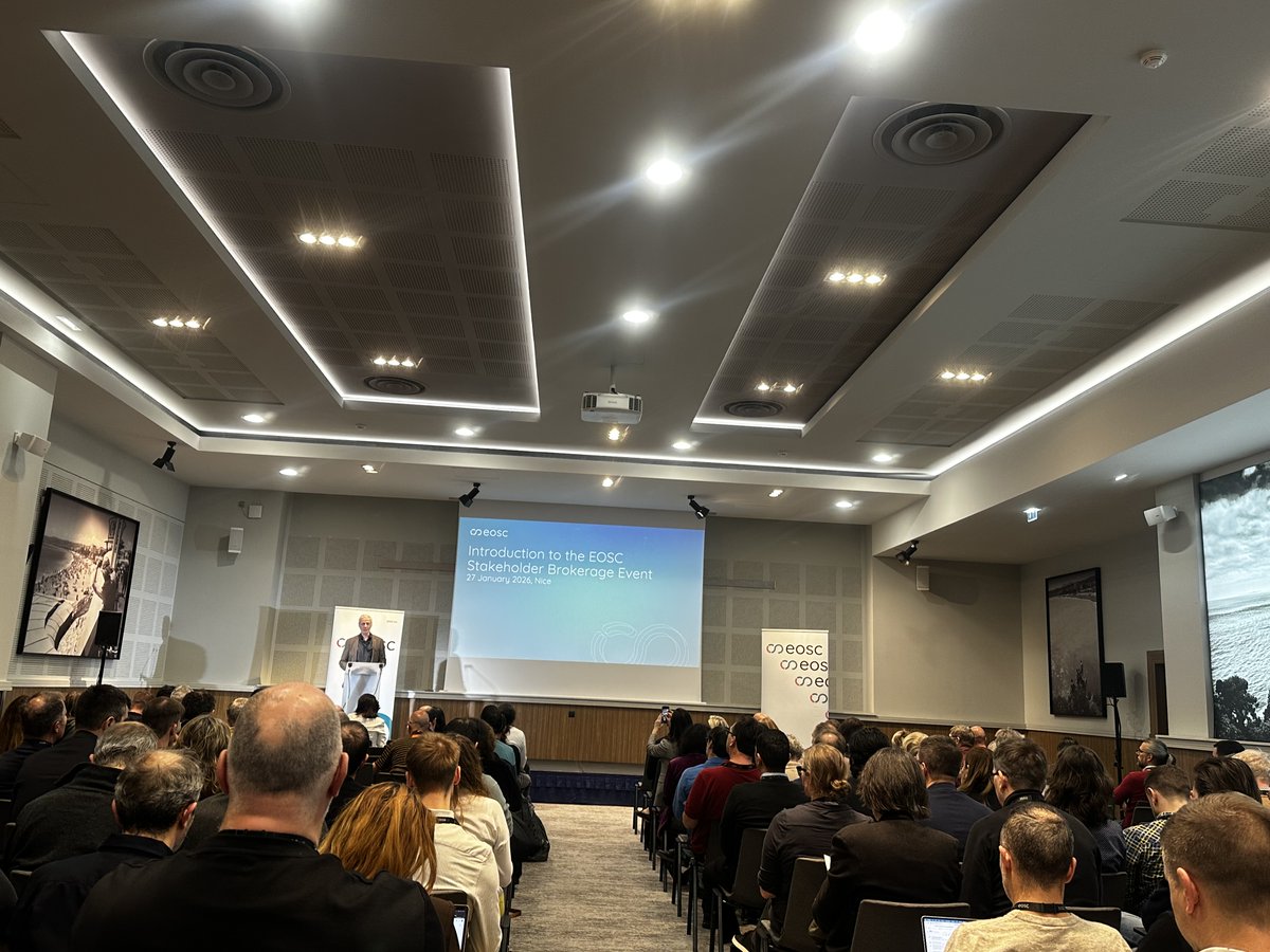 OpenAIRE_eu's tweet image. Nice hosts #EOSCWinterSchool2026 this week, with #OpenAIRE contributing to key discussions on federated #EOSC services.

After strong exchanges on Day 1, today Maja Dolinar presents on training in the #EOSCEUNode, focusing on skills and interoperability.

🔗