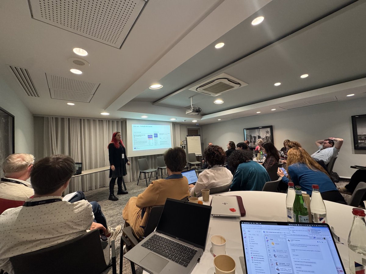 OpenAIRE_eu's tweet image. Nice hosts #EOSCWinterSchool2026 this week, with #OpenAIRE contributing to key discussions on federated #EOSC services.

After strong exchanges on Day 1, today Maja Dolinar presents on training in the #EOSCEUNode, focusing on skills and interoperability.

🔗