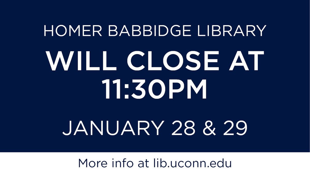 UConn Library tweet media