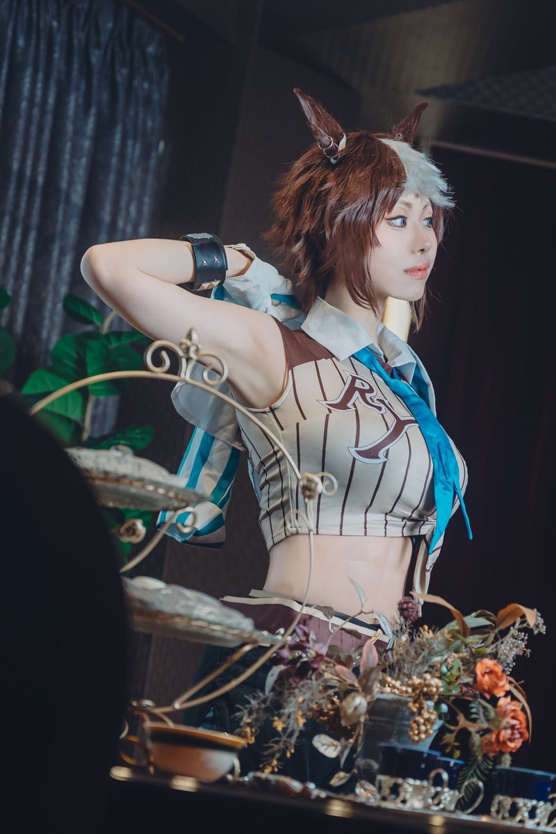 chiri_menjakk0's tweet image. cosplay 
ウマ娘 メジロライアン
────────────────

お茶会はここまで。
さあ、行きましょう！
まだ誰も知らない私になるために。

────────────────
Photo. @zunpy_photo 
umamusume  Mejiro Ryan
#新春メジロ家併せ0110