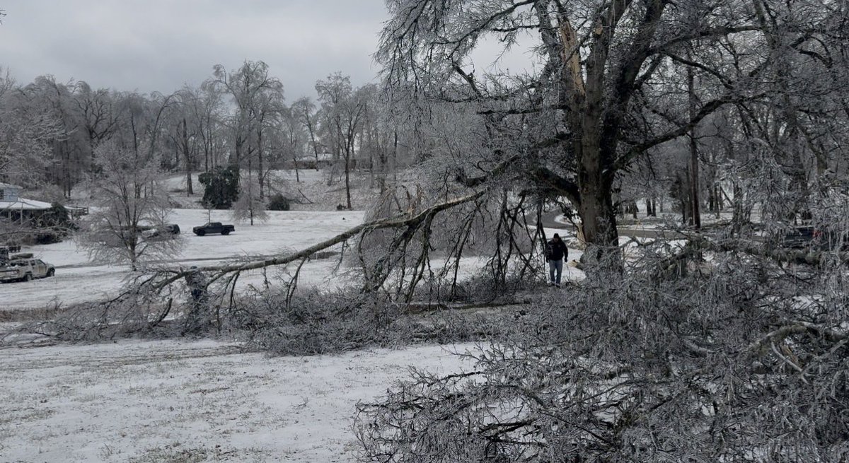We were without power for a couple of days. We survived in a 40 degree house with one small generator and space heater but there are many still without power 5 days in. Our drive out was blocked by big branches but it would not have mattered anyway because roads were impassable.