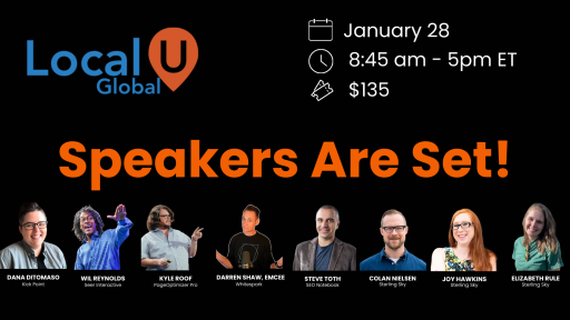 JoyanneHawkins's tweet photo. Today is the day! Look for content coming from LocalU Global with the hashtag #localu all day today.
Want to attend? Still time to get a ticket (that includes post-event, on demand access) at https://t.co/Iux4kFr1Ai https://t.co/Rm1gW1kPjk