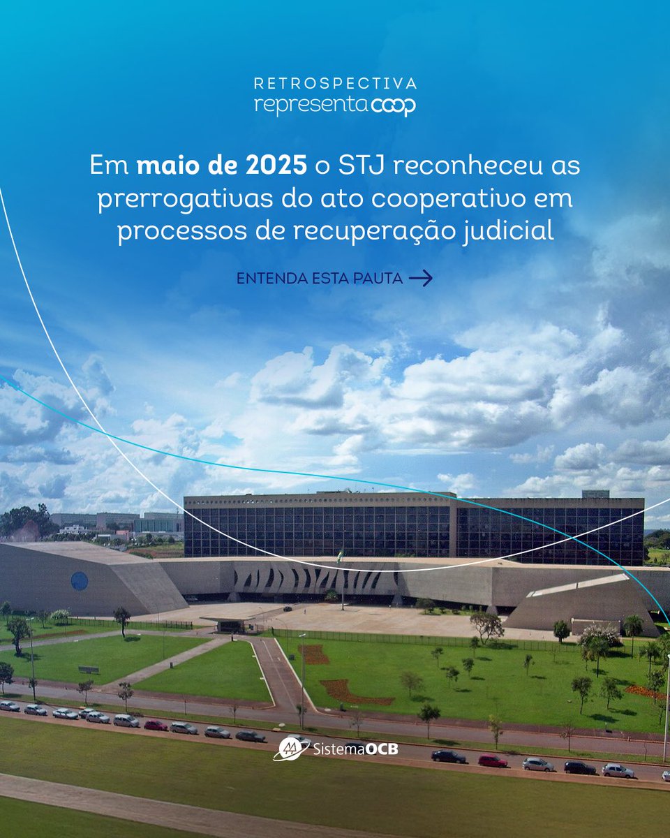 sistemaOCB's tweet image. O STJ reconheceu que os créditos decorrentes de contratos entre coops de crédito e seus associados não se submetem aos efeitos da recuperação judicial.