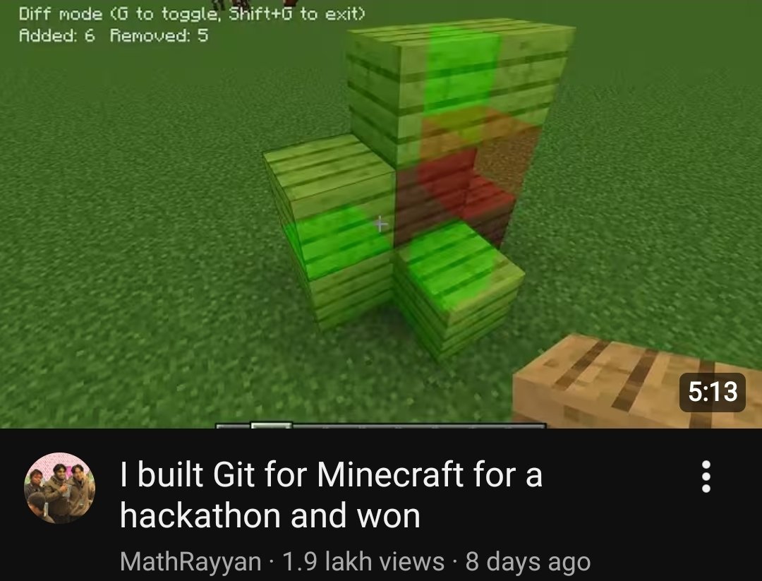 Dude is Linus Torvalds of Minecraft. This is industrial revolution for the game🙏🔥