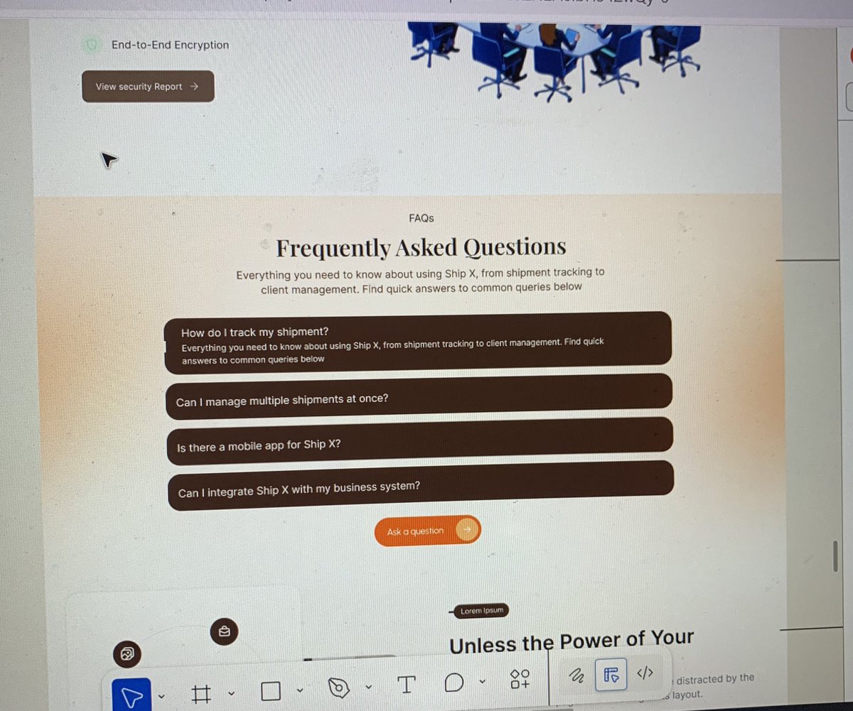Blackigbogal3's tweet image. Day 3 of my UI/UX-visibility challenge.

FAQs section on the landing page is also another wey to retention visitors even without clicking the  CTA button.

What are your taught on FAQs?
#creativity #solution #Ux #Ui #designer #designcommunity #techgirl. #blackigbogal