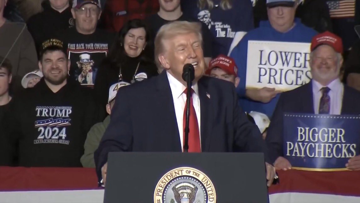 Not this campaigning shit again….JFC, I just want him gone, his family gone, that fucking name erased from the news cycle. I’m sick of seeing him, hearing him &amp; hearing about him. I’ve never hated anyone like this motherfucker. The world will be better the minute he’s gone.