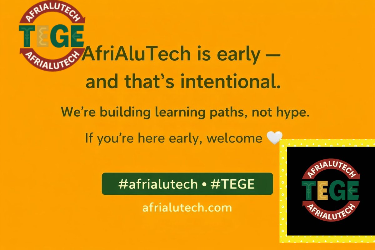 AfriAluTech TEGE👨💻 tweet media