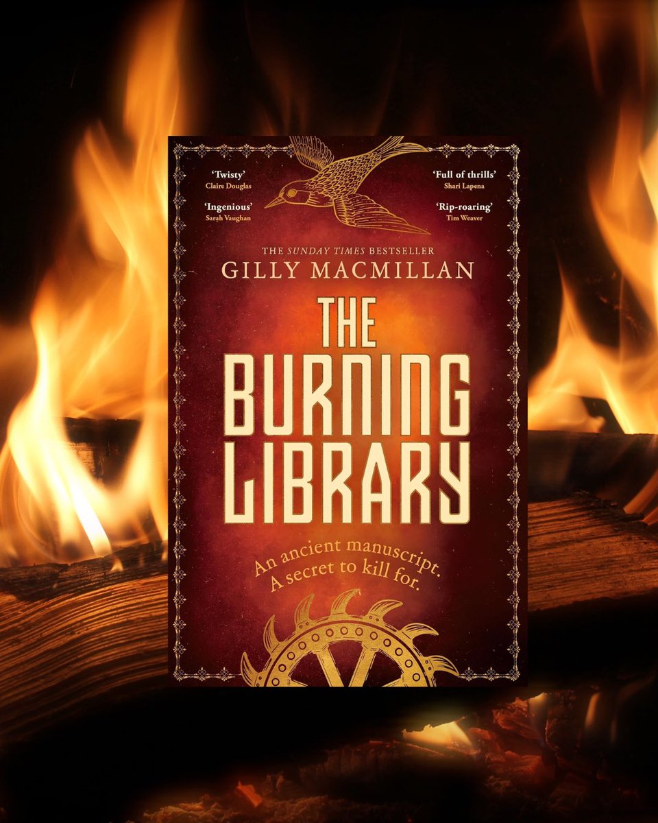 LyndaCheckley's tweet photo. 📕BOOK REVIEW📕
The Burning Library by Gilly Macmillan 
Published 29 January 

Full review ➡️ https://t.co/Qykquo3ltH

“Dark academia mystery with a feminist twist. A number of different threads and an intricate plot as we follow different characters lives…”

@GillyMacmillan https://t.co/3HhxcnXjeh
